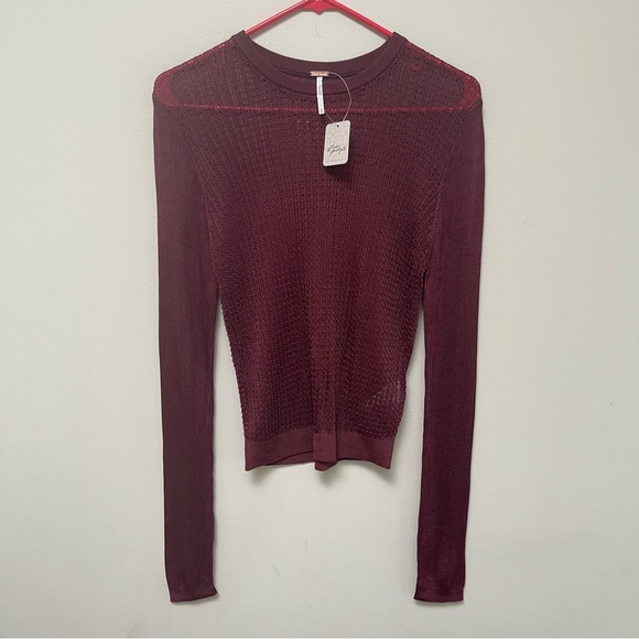 NWT Free People Garnet Sweater - Picture 3 of 12